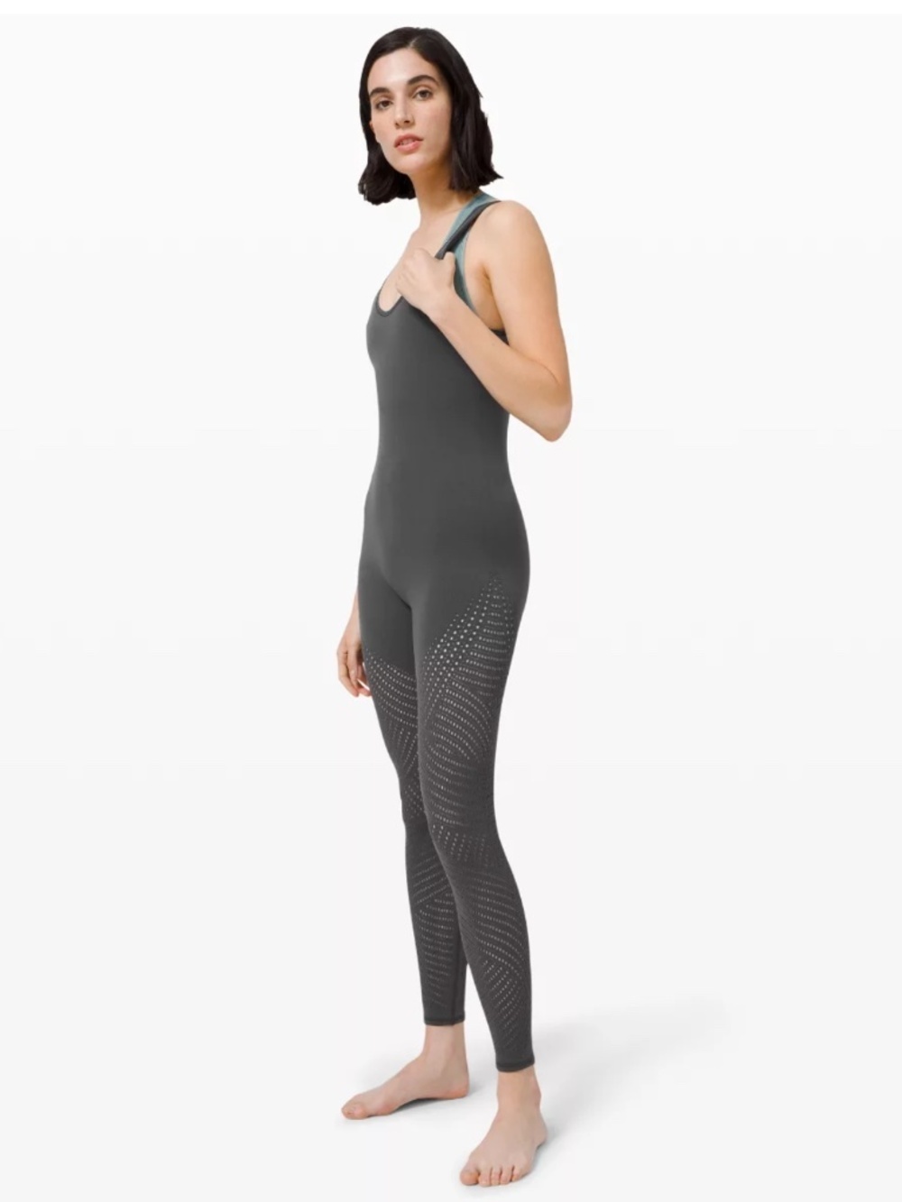 Lululemon Reveal Onesie *Digi Rain Graphite Grey